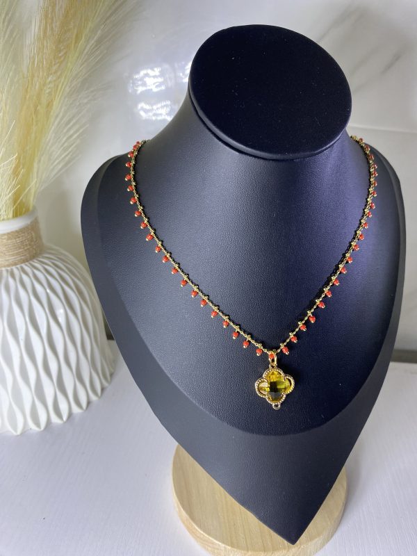 Sochi’s Éclat Aurelia Necklace (Red Edition) - Image 4