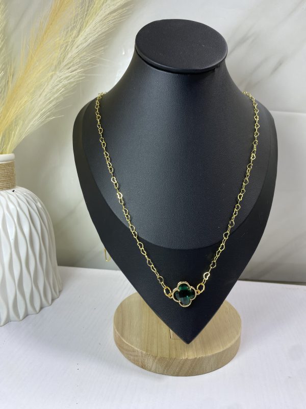 Sochi’s Éclat Roselle Clover Long Necklace - Image 2