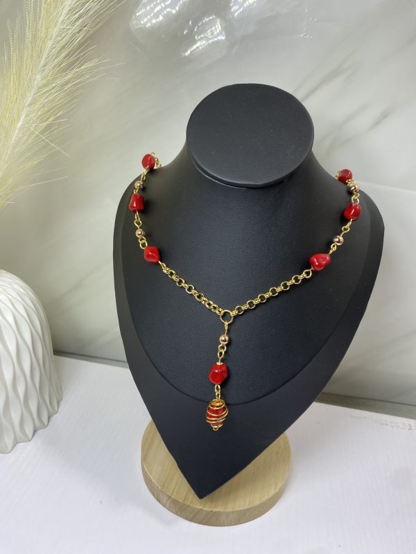 Sochi’s Éclat Virelle Necklace – Red Edition - Image 2