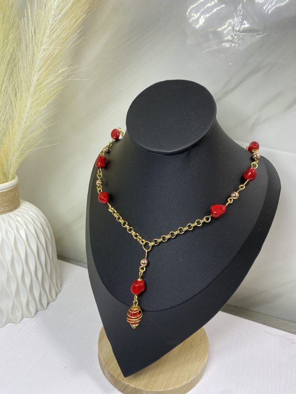 Sochi’s Éclat Virelle Necklace – Red Edition - Image 6