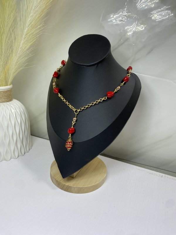 Sochi’s Éclat Virelle Necklace – Red Edition - Image 4