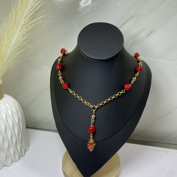 Sochi’s Éclat Virelle Necklace – Red Edition