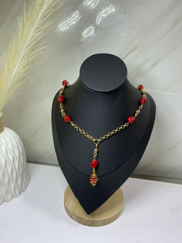 Sochi’s Éclat Virelle Necklace – Red Edition