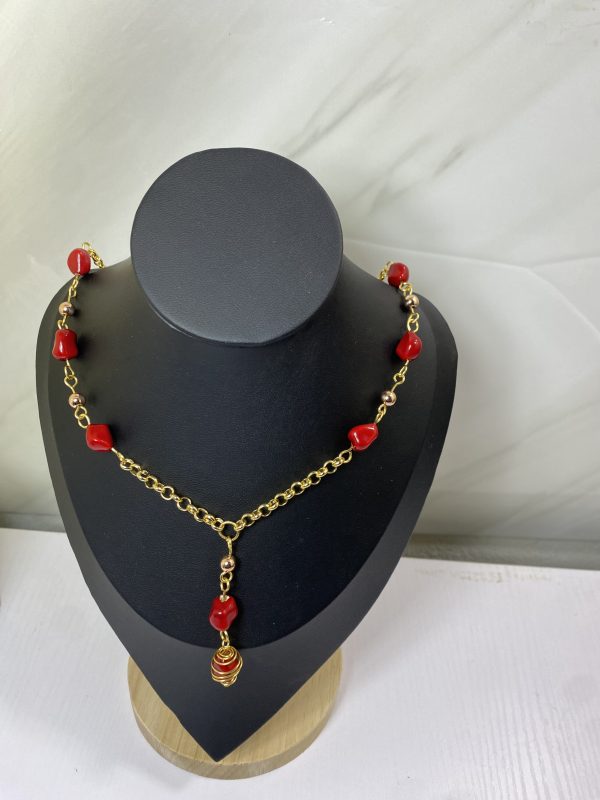 Sochi’s Éclat Virelle Necklace – Red Edition - Image 5