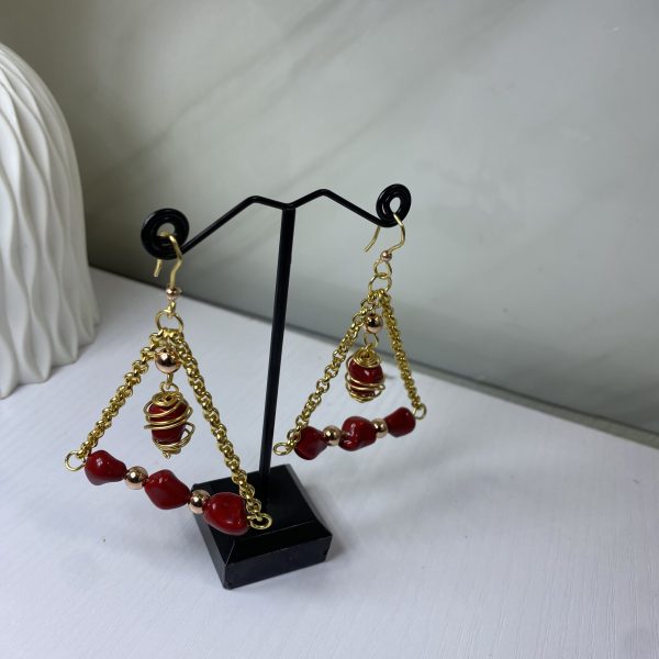 Sochi’s Éclat Virelle Earrings – Red Edition