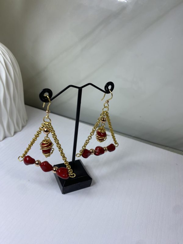 Sochi’s Éclat Virelle Earrings – Red Edition