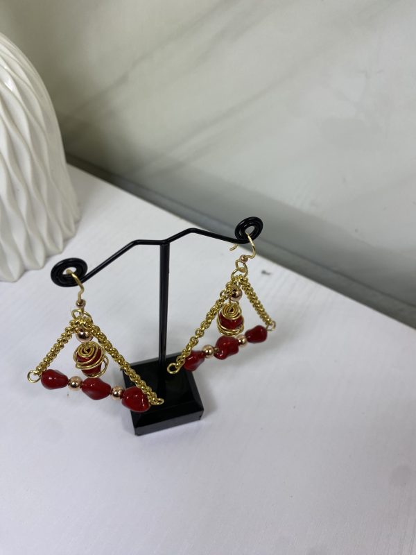 Sochi’s Éclat Virelle Earrings – Red Edition - Image 5