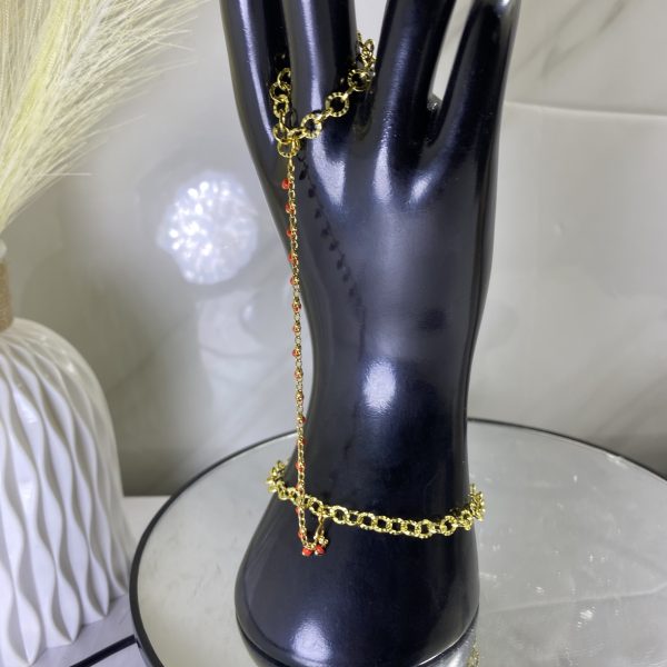 Sochi’s Éclat Aurelia Bracelet with Ring – Red Edition