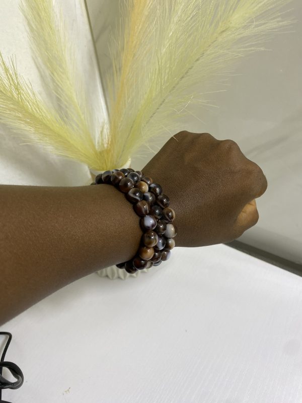 Sochi’s Éclat Essence Bracelet – Brown Marble Edition - Image 3