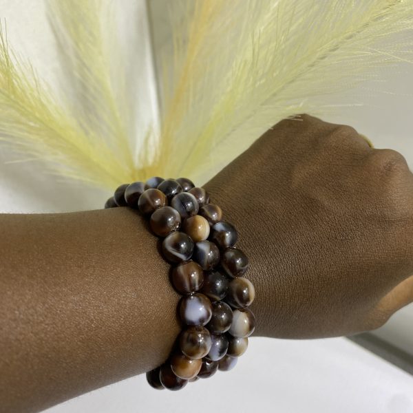 Sochi’s Éclat Essence Bracelet – Brown Marble Edition