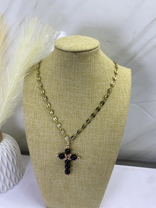 Sochi’s Éclat Dominus Cross Necklace - Image 2