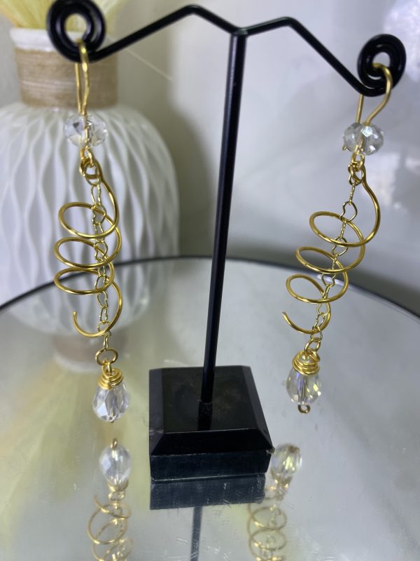 Sochi’s Éclat Lunaria Earrings – Crystal Spiral Edition - Image 3