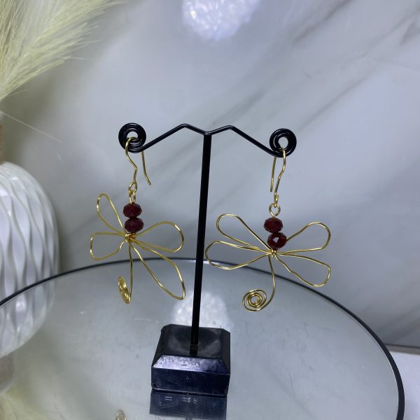 Sochi’s Éclat Avenora Earrings – Ruby Bloom Edition