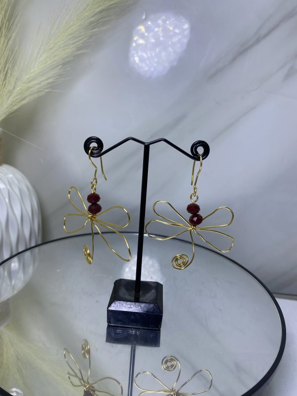 Sochi’s Éclat Avenora Earrings – Ruby Bloom Edition