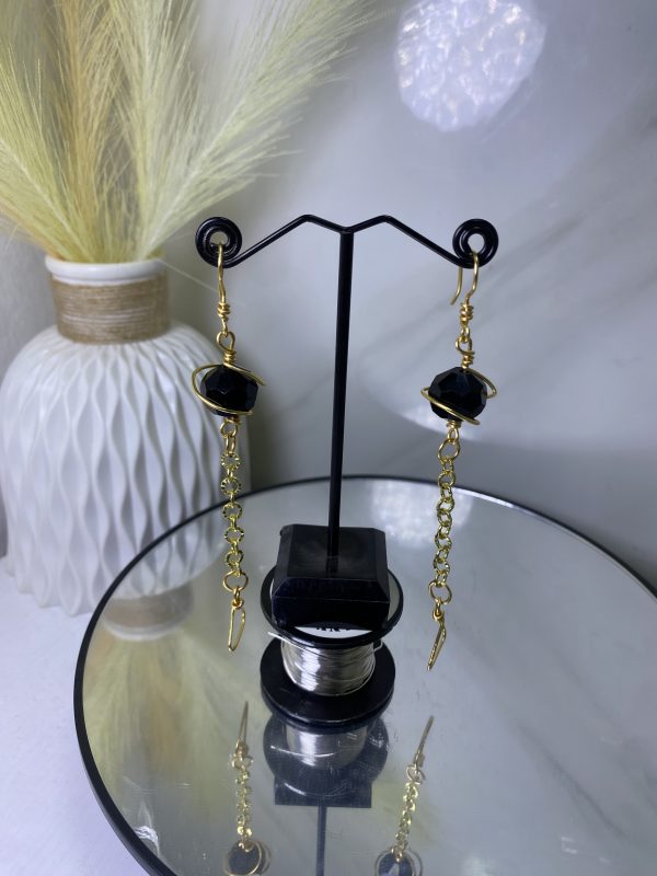 Sochi’s Éclat Norelle Earrings – Noir Drop Edition - Image 2