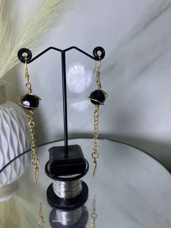Sochi’s Éclat Norelle Earrings – Noir Drop Edition - Image 3