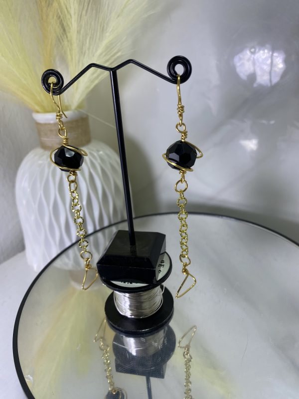 Sochi’s Éclat Norelle Earrings – Noir Drop Edition