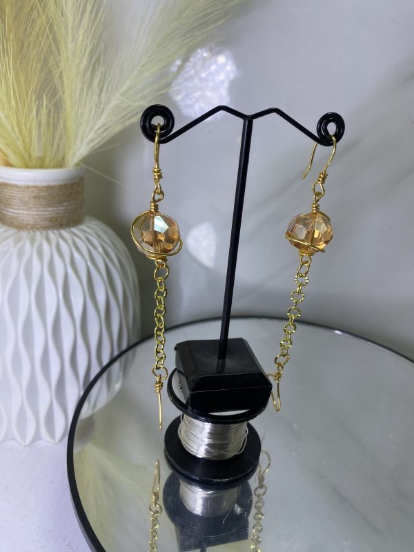 Sochi’s Éclat Norelle Earrings – Amber Luxe Edition - Image 2