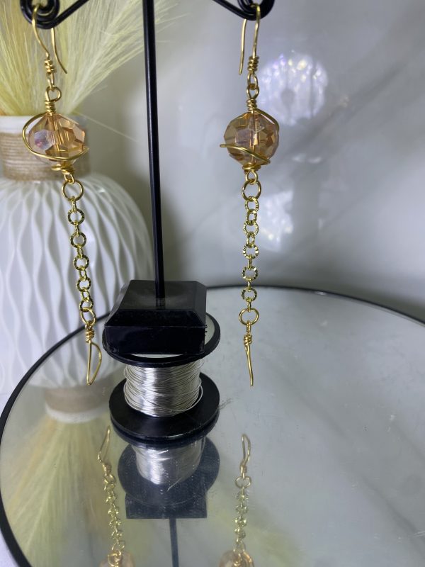 Sochi’s Éclat Norelle Earrings – Amber Luxe Edition - Image 3