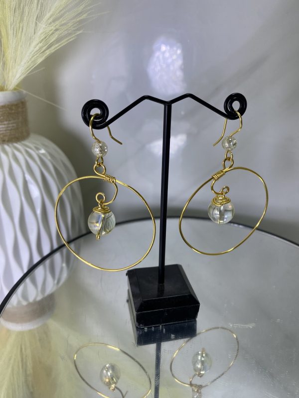 Sochi’s Éclat Lunaria Earrings – Halo Drop Edition