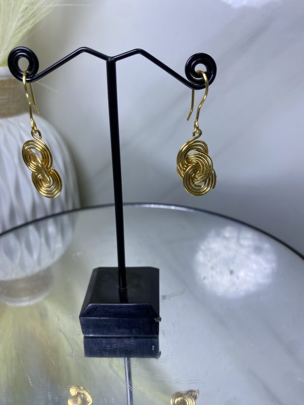 Sochi’s Éclat Coraline Earrings – Spiral Gold Edition - Image 2