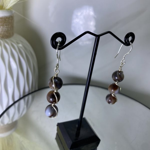 Sochi’s Éclat Essence Earrings – Marble Bead Edition