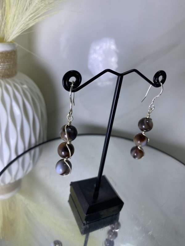 Sochi’s Éclat Essence Earrings – Marble Bead Edition
